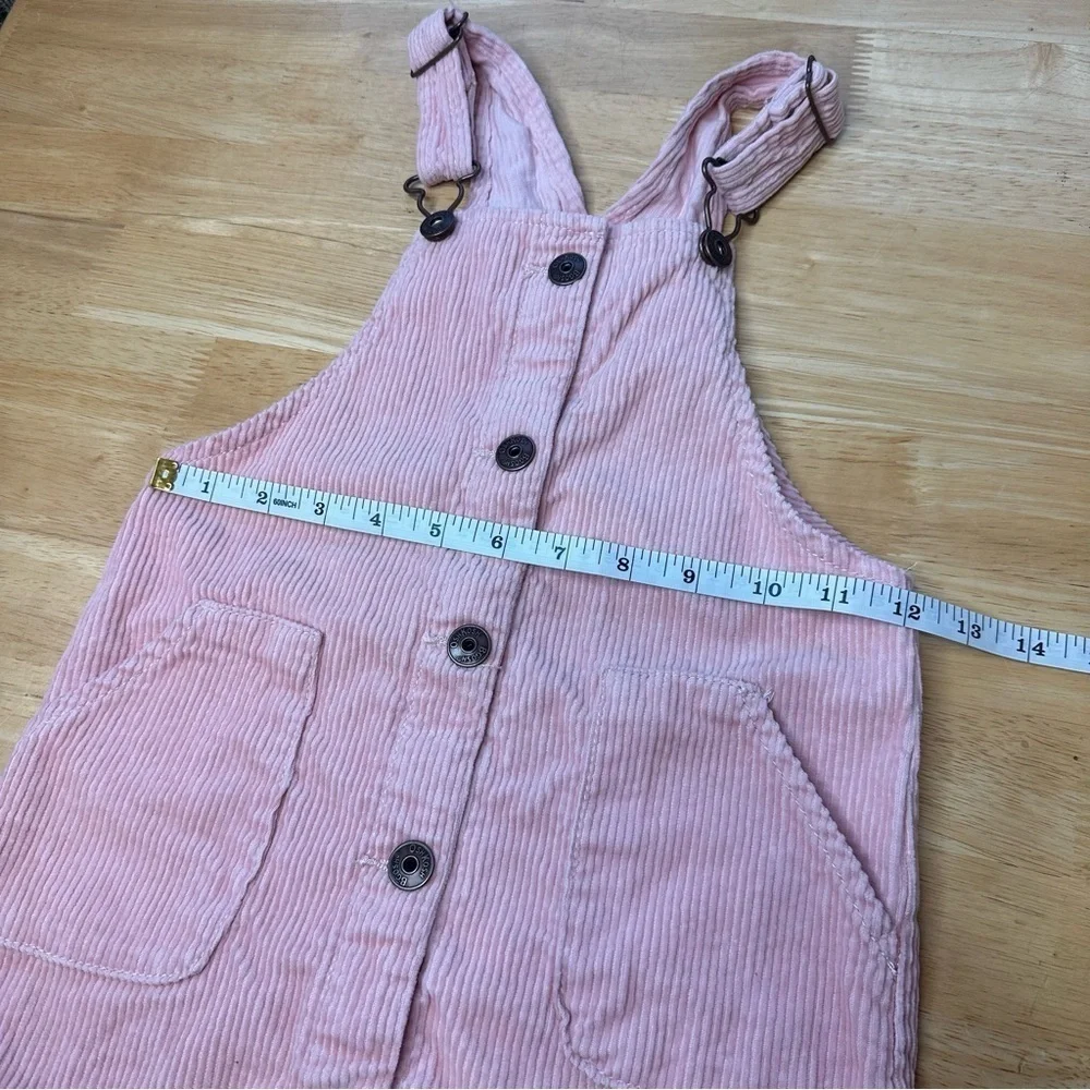 Oshkosh BGOSH Vestbak Size 3T Pink dress Skirtall Overalls Dress Pink Corduroy